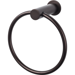 6-1/16 Inch Diameter Hopewell Towel Ring, Oil Rubbed Bronze
