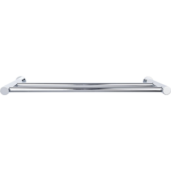 24 Inch Center to Center Hopewell Double Towel Bar, Polished Chrome