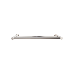 24 Inch Center to Center Hopewell Double Towel Bar, Polished Nickel