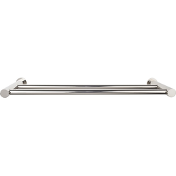 30 Inch Center to Center Hopewell Double Towel Bar, Polished Nickel