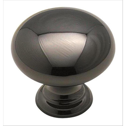 Clearance Sale, Brass Classics 1 Inch Diameter Black Nickel Cabinet Knob