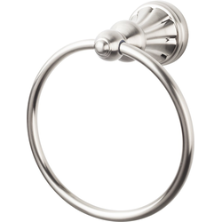6-3/16 Inch Diameter Hudson Towel Ring, Brushed Satin Nickel
