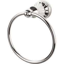 6-3/16 Inch Diameter Hudson Towel Ring, Polished Nickel