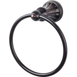 6-3/16 Inch Diameter Hudson Towel Ring, Tuscan Bronze