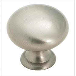 Clearance Sale, Brass Classics 1 Inch Diameter Satin Nickel Cabinet Knob