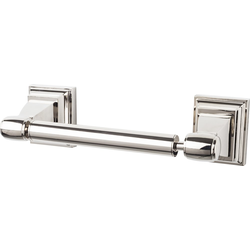 8-3/4 Inch Length Stratton Toilet Paper Holder, Polished Nickel