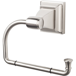 4-11/16 Inch Length Stratton Toilet Paper Hook, Brushed Satin Nickel