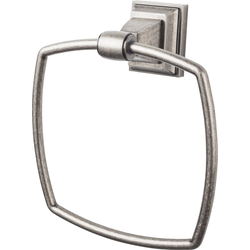 7 Inch Diameter Stratton Towel Ring, Antique Pewter