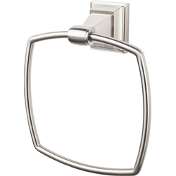7 Inch Diameter Stratton Towel Ring, Brushed Satin Nickel
