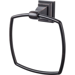 7 Inch Diameter Stratton Towel Ring, Tuscan Bronze