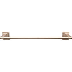 24 Inch Center to Center Stratton Single Towel Bar, Brushed Bronze