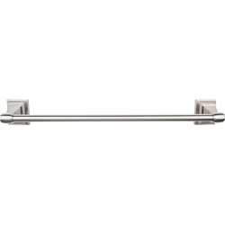 24 Inch Center to Center Stratton Single Towel Bar, Brushed Satin Nickel