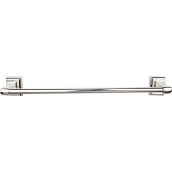 24 Inch Center to Center Stratton Single Towel Bar, Polished Nickel