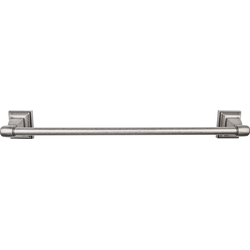 30 Inch Center to Center Stratton Single Towel Bar, Antique Pewter