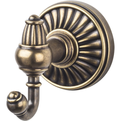 3 Inch Length Tuscany Double Robe Hook, German Bronze