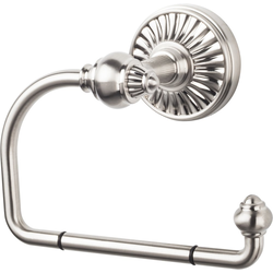 4-3/4 Inch Length Tuscany Toilet Paper Hook, Brushed Satin Nickel