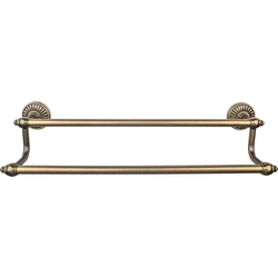 18 Inch Center to Center Tuscany Double Towel Bar, German Bronze