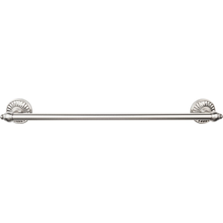 24 Inch Center to Center Tuscany Single Towel Bar, Brushed Satin Nickel