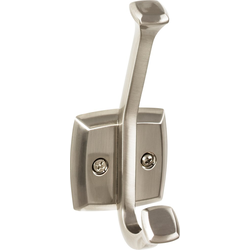 4-3/4 Inch Length Juliet Hook, Brushed Satin Nickel