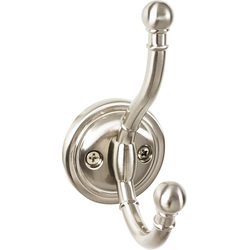 4-1/2 Inch Length Kara Hook, Brushed Satin Nickel