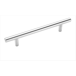 Bar Pulls 5-1/16 Inch Center to Center Sterling Nickel Cabinet Pull