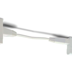 Clearance Sale -7.75 Inch T5 LED Hardwire Box Adaptor Cord, White
