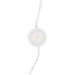  120V 4W Pockit 120-M Linkable LED Puck Light, 3000K Warm White, White