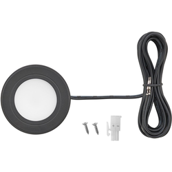 28% OFF EquiLine LED Puck/Spot Light, 12V/3W each, 78 Inch Lead Included, 5000K Cool White, Black