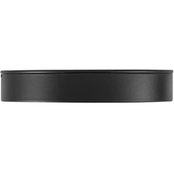  Power Pocket Spot/Puck Light, 12V/3W, Recessed or Surface Mounted, Borehole Diameter 2-1/4 Inch, Trim Ring and 79 Inch Lead included, 5000K Cool White, Black