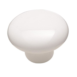 Allison Value 1-1/2 Inch Diameter Traditional White Knob