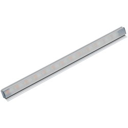 72 Inch Length Angled Infinex Extrusion LED Strip Lighting, Nickel