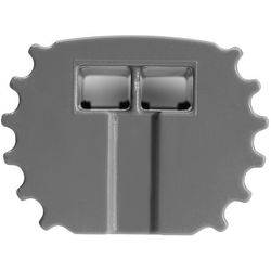 Final Sale, Round Infinex End Caps, Gray