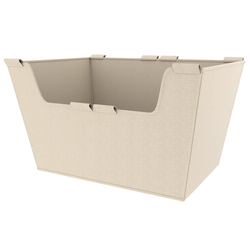 Basket Liner for 18 W x 14 D x 10 H Inch Closet Baskets, Tan
