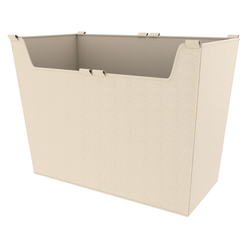 Basket Liner for 24 W x 14 D x 17 H Inch Closet Baskets, Tan