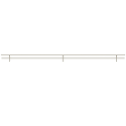 35 Inch Width Shoe Rail, Minimum Cabinet Opening Width: 36 Inch, Pack of 10, Satin Nickel