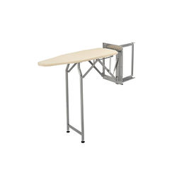 8 Inch Width Deluxe Elite Swivel Ironing Board, Minimum Cabinet Opening Width: 8 Inch, Silver