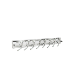 13-11/16 Inch Depth Premiere Swivel Tie Rack, Minimum Cabinet Opening Width: 2-9/16 Inch, Chrome