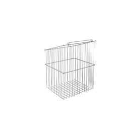 16 Inch Width Closet Tilt Out Hamper Basket, Minimum Cabinet Opening Width: 18 Inch, Chrome