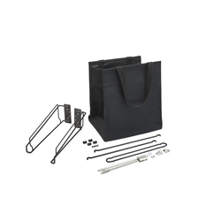 23% OFF 16 Inch Width Cloth Tilt Out Hamper, Minimum Cabinet Opening Width: 18 Inch, Black