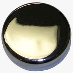 Round Glass Door Cover Cap, Chrome