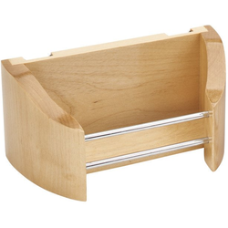 29% OFF 8 Inch Width Cabinet Door Wood Storage Tray with Screw-In Clips, Natural