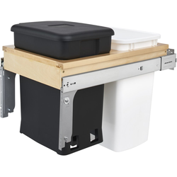 15 Inch Width Compo+ Maple Top Mount Pullout, Cabinet Opening Width: 15 Inch, Black