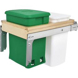 15 Inch Width Compo+ Maple Top Mount Pullout, Cabinet Opening Width: 15 Inch, Green