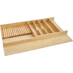 33-1/8 Inch Width Combo Utility/Knife Tray Insert, Natural