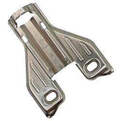 Builders Line Long Arm Hinge Baseplate, 3mm Face Frame Clip Plate, Screw-On