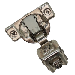Builders Line Compact Hinge, 1-1/4 inch Overlay with Dowels, Soft-Close, 4 Way 2 Cam Adjustable, Face-Frame