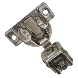 Builders Line Compact Hinge, 1-1/4 inch Overlay Screw-On, 4 Way 2 Cam Adjustable, Face-Frame
