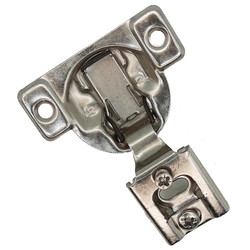 Builders Line Compact Hinge, 3/4 inch Overlay Screw-On, 4 Way 2 Cam Adjustable, Face-Frame