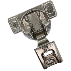 Builders Line Compact Hinge, 3/4 inch Overlay with Dowels, 4 Way 2 Cam Adjustable, Face-Frame