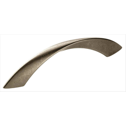 Essential'Z 5-1/16 Inch Center to Center Antique Nickel Cabinet Pull